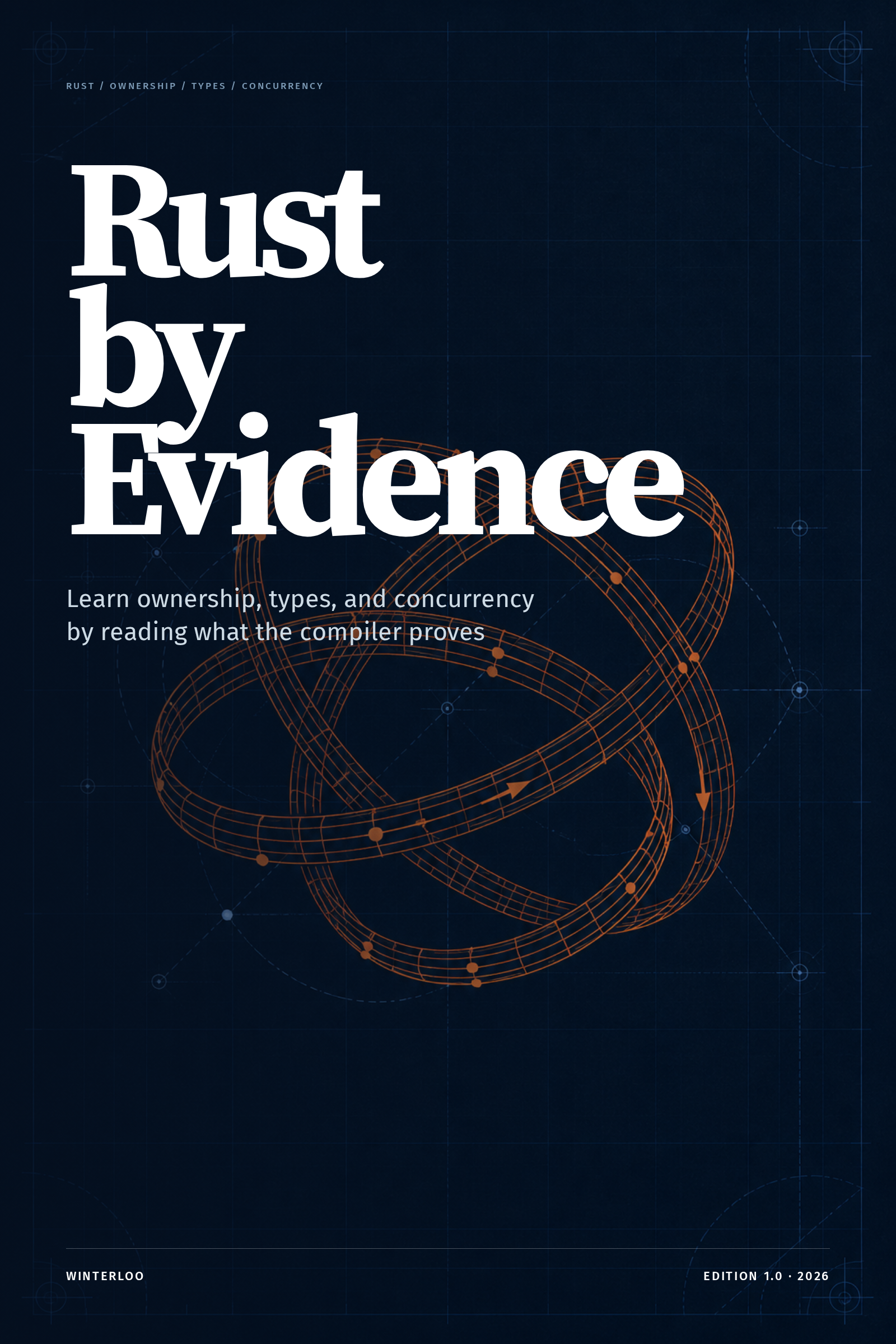 Book cover: Rust by Evidence by winterloo